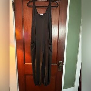 Black Sleeveless Jumpsuit